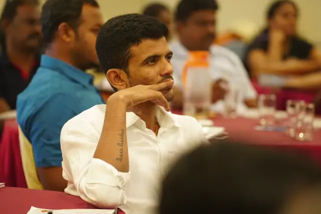 Participants during the workshop, November 2021, Yercaud