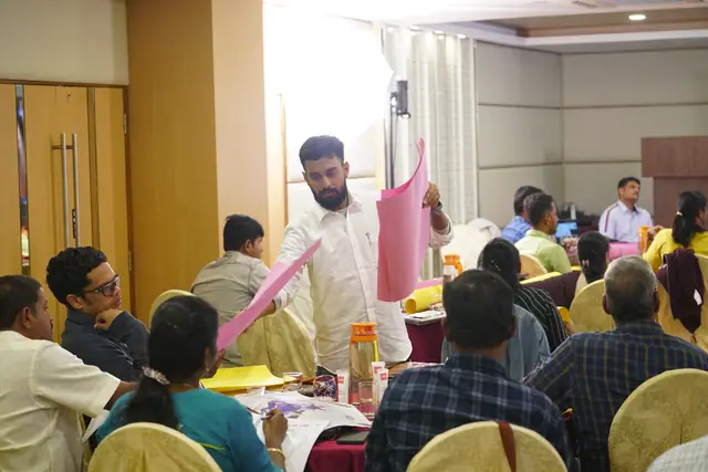 Participants during the workshop, November 2021, Yercaud
