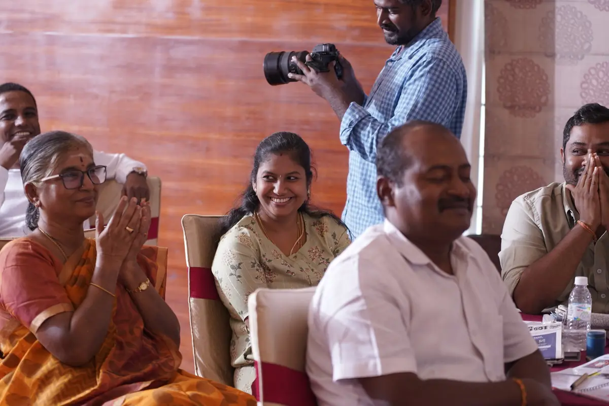 Participants at a past workshop in Coimbatore