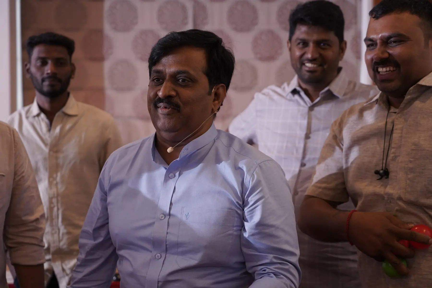 Surekaa Sundar smiling with participants