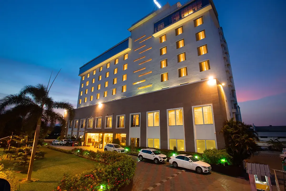 Hotel Gokulam Park, Coimbatore, at dusk